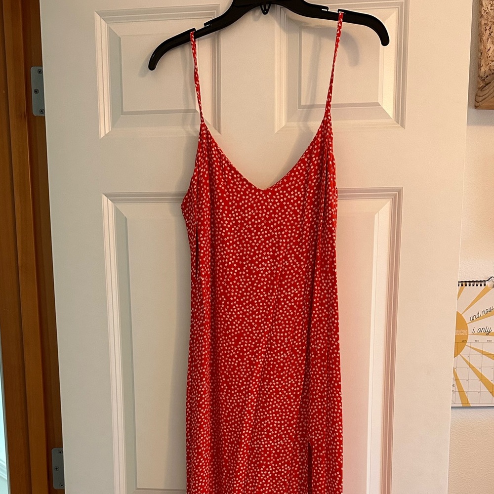 Reformation Floral Print Midi Dress - size 8